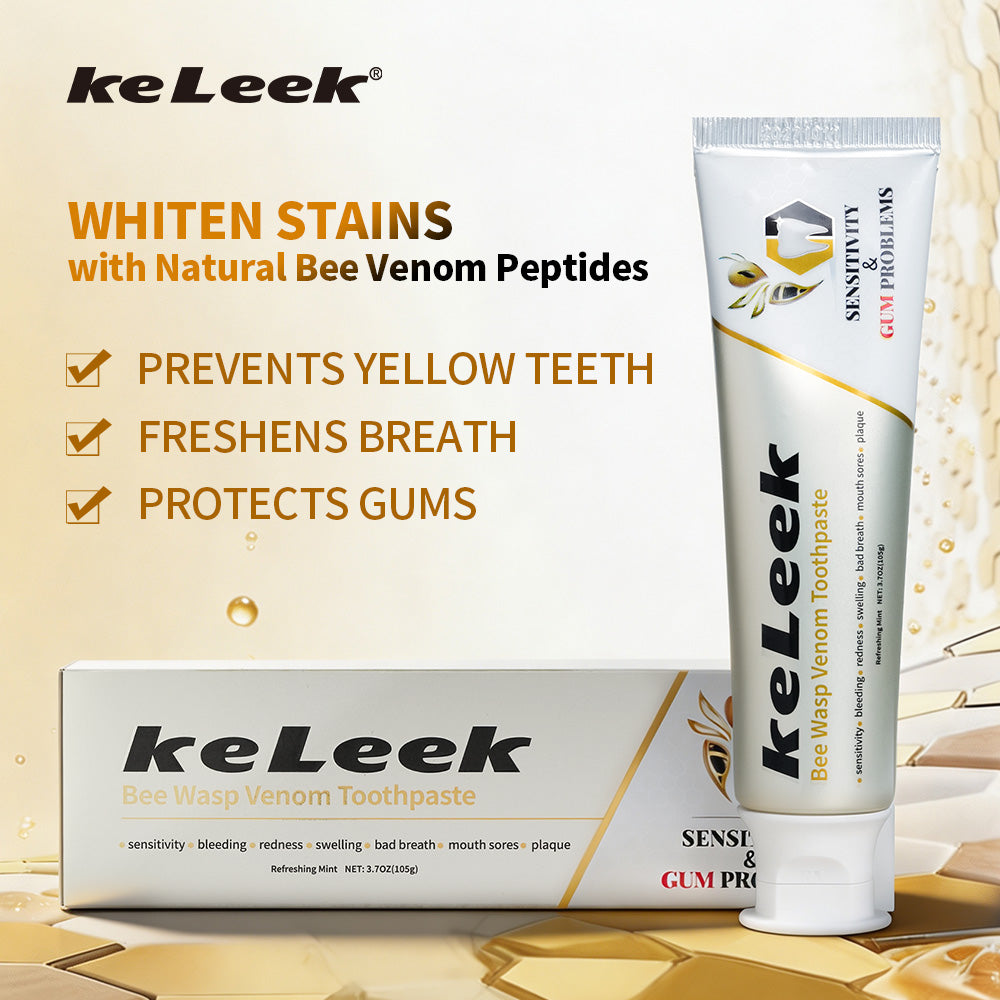 KeLeek Bee Wasp Venom Toothpaste – Sensitivity & Gum Problems