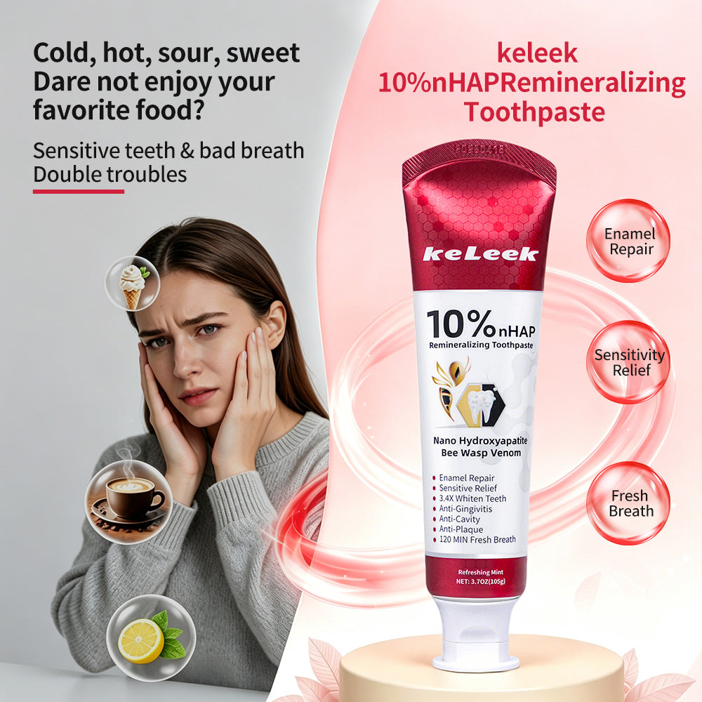 KeLeek 10% nHAP Remineralizing Toothpaste