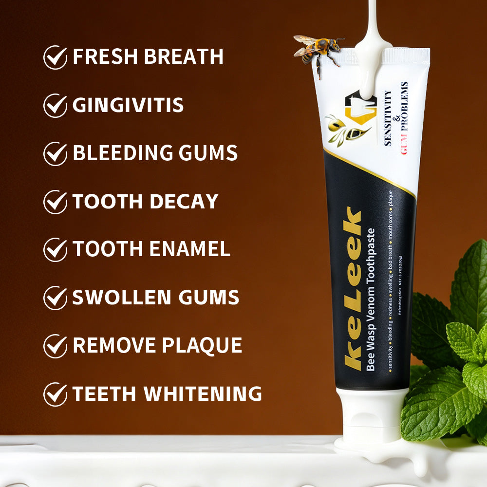 KeLeek Bee Wasp Venom Toothpaste – Sensitivity & Gum Problems
