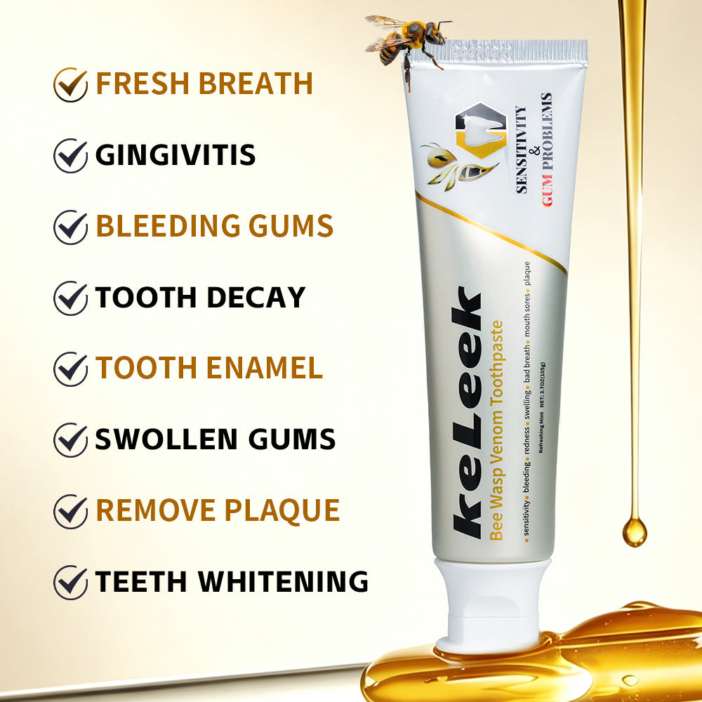 KeLeek Bee Wasp Venom Toothpaste – Sensitivity & Gum Problems