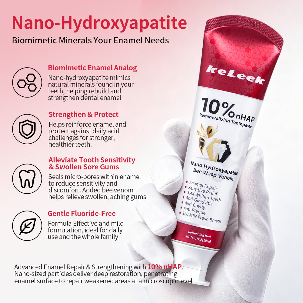 KeLeek 10% nHAP Remineralizing Toothpaste