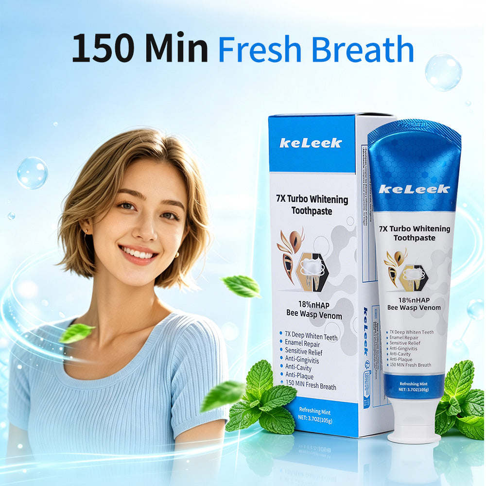 KeLeek 7X Turbo Whitening Toothpaste – 18% nHAP