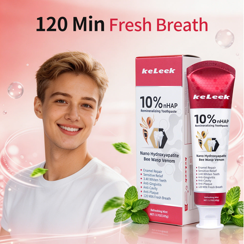 KeLeek 10% nHAP Remineralizing Toothpaste